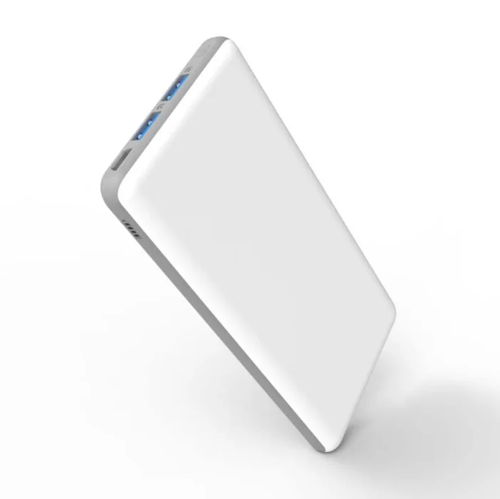 Customizable logo 5000 mAh power bank high capacity with micro usb cable