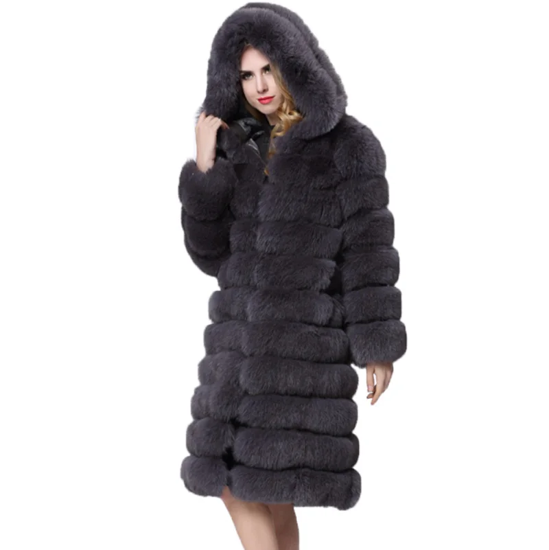New Products Imitation Mink Fur Coat Hat look thin Fur Coat Clothing Sexy Fur Coat