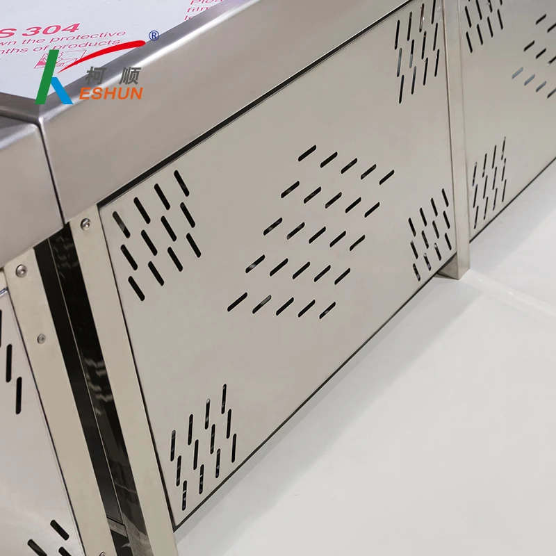 ice fresh table fish desk  Stainless Steel Coating Wrapping Powder chicken breading table Manual Chicken meat Table High Quality