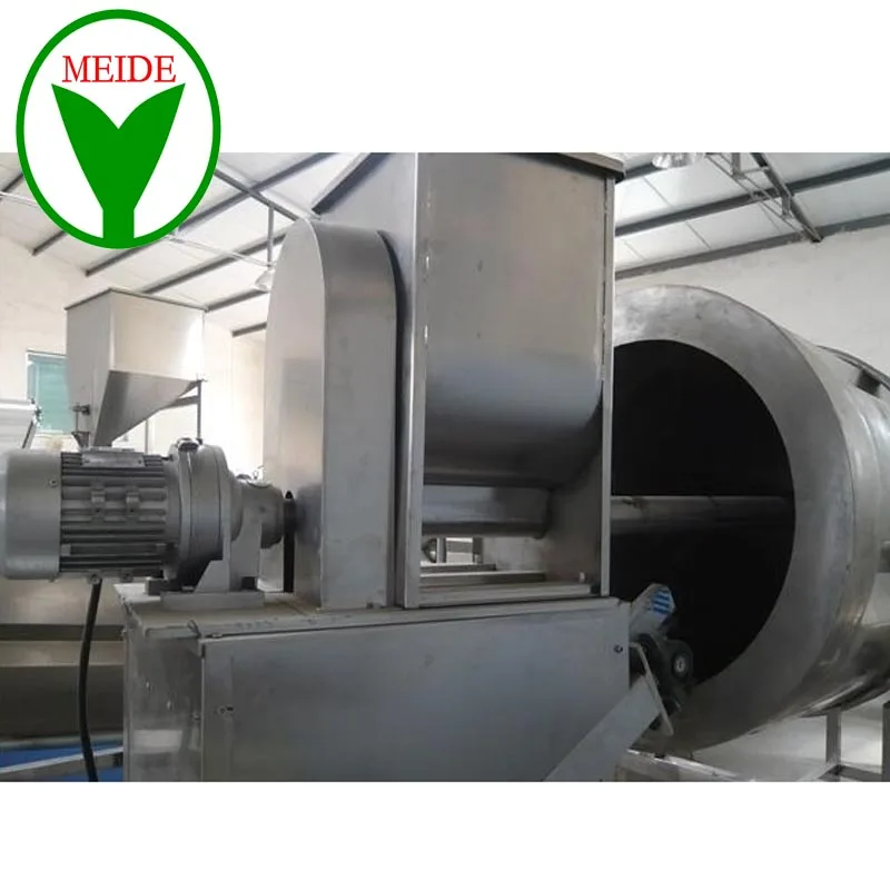 100-300kg rotary drum roller seasoning snack making machines