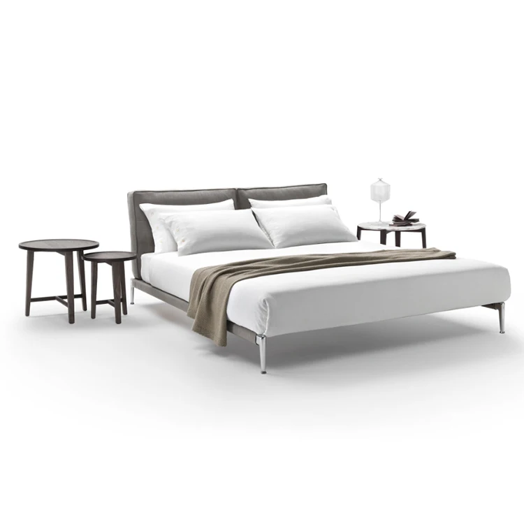 
Modern Bed Double Bed Furniture Luxury Bed Hotel Simple Design Bedroom Furniture Home Bedroom Set 