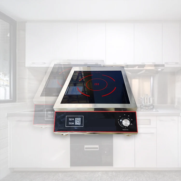 Commercial Multi Burner Removable Type Cooking Stove Induction Combination Cooker