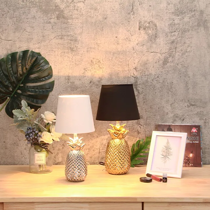 
popular pineapple ceramic table lamp and lamp desk 