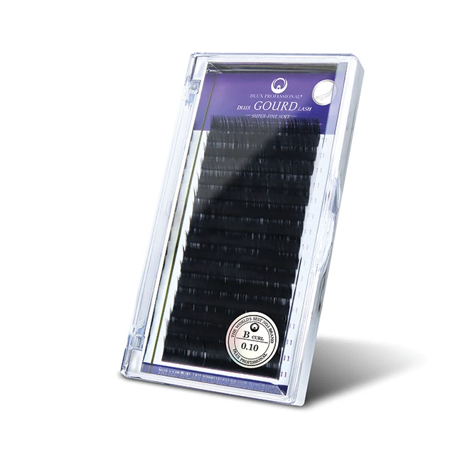 DLUX PROFESSIONAL FLAT(RHOMBOID) LASH FROM KOREA Factory Design Private Label Korean Eyelash Individual Lash Extension