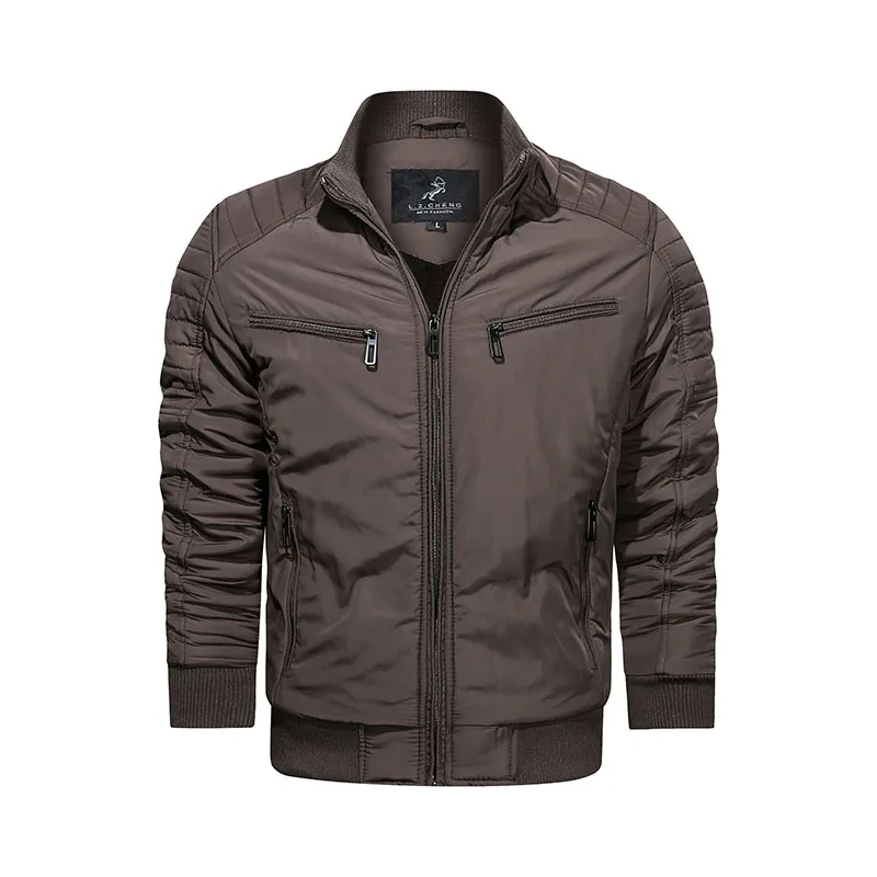 8806 Мода распродажа популярной модели большие размеры бомбардировщик куртка на молнии для мужчин куртки из полиэстера открытом воздухе изготовленный заказ логотип мужчин; Зимняя