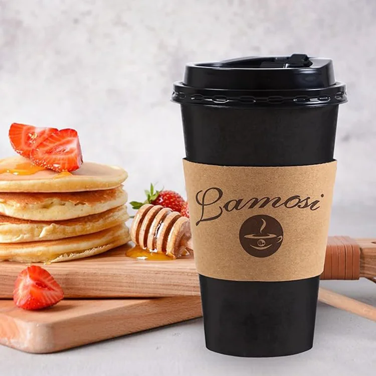 Low MOQ Cheap Customized Logo Disposable Eco Friendly Beverage Coffee Paper Cup 6 8 12 oz Paper Cup