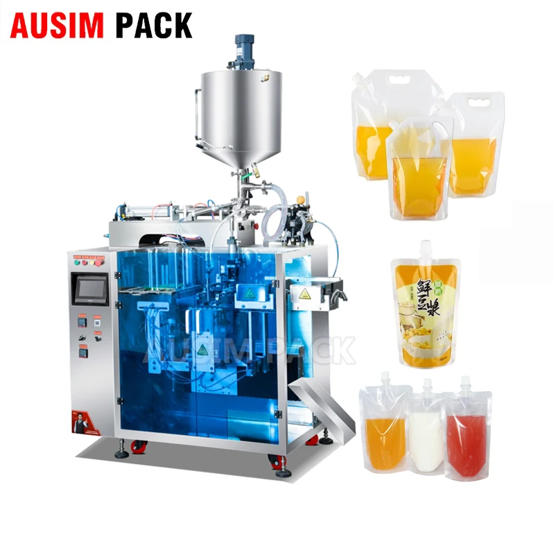 Automatic Tomato Sauce Ketchup Juice Filling Premade Spout Pouch Doypack Packing Machine