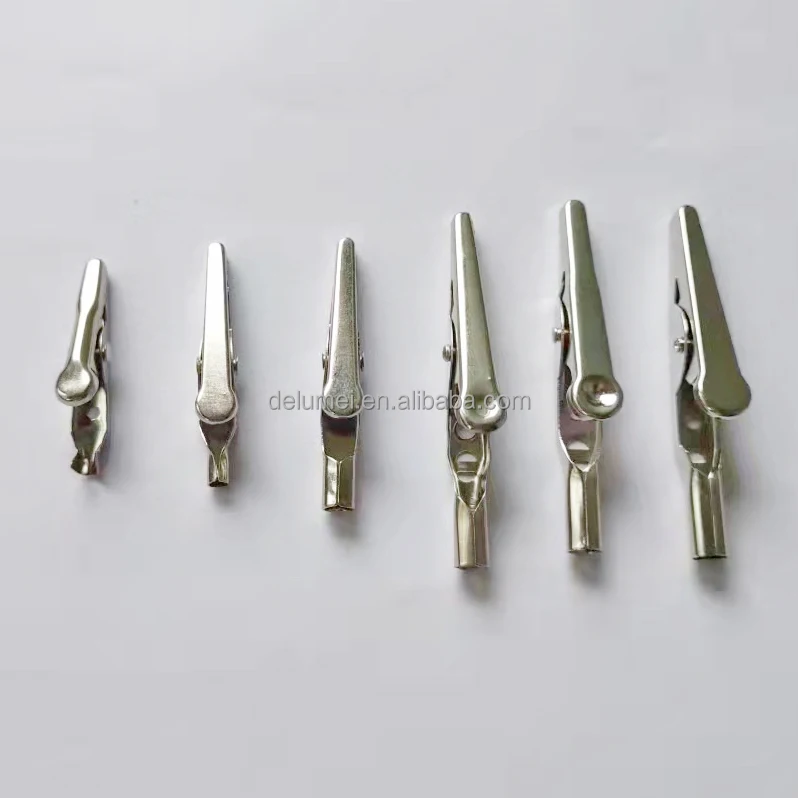 Metal Connection Clamp Mini Crocodile Clips Silver Alligator Clip for name cards photo holder note memo