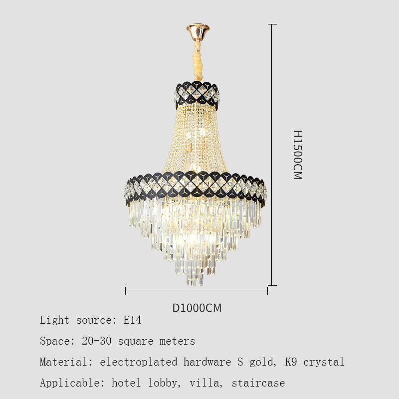 240504O Modern and minimalist indoor living room exhibition hall  spiral shaped irregular crystal lamp