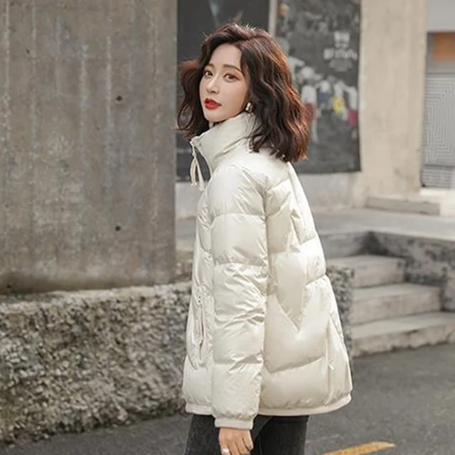 Custom luxury multicolor women short warm down puffer jacket
