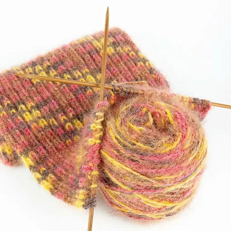 
Blended Yarns for Sweater Wholesale Mohair Yarns Thickness Hand Knitting Yarn 