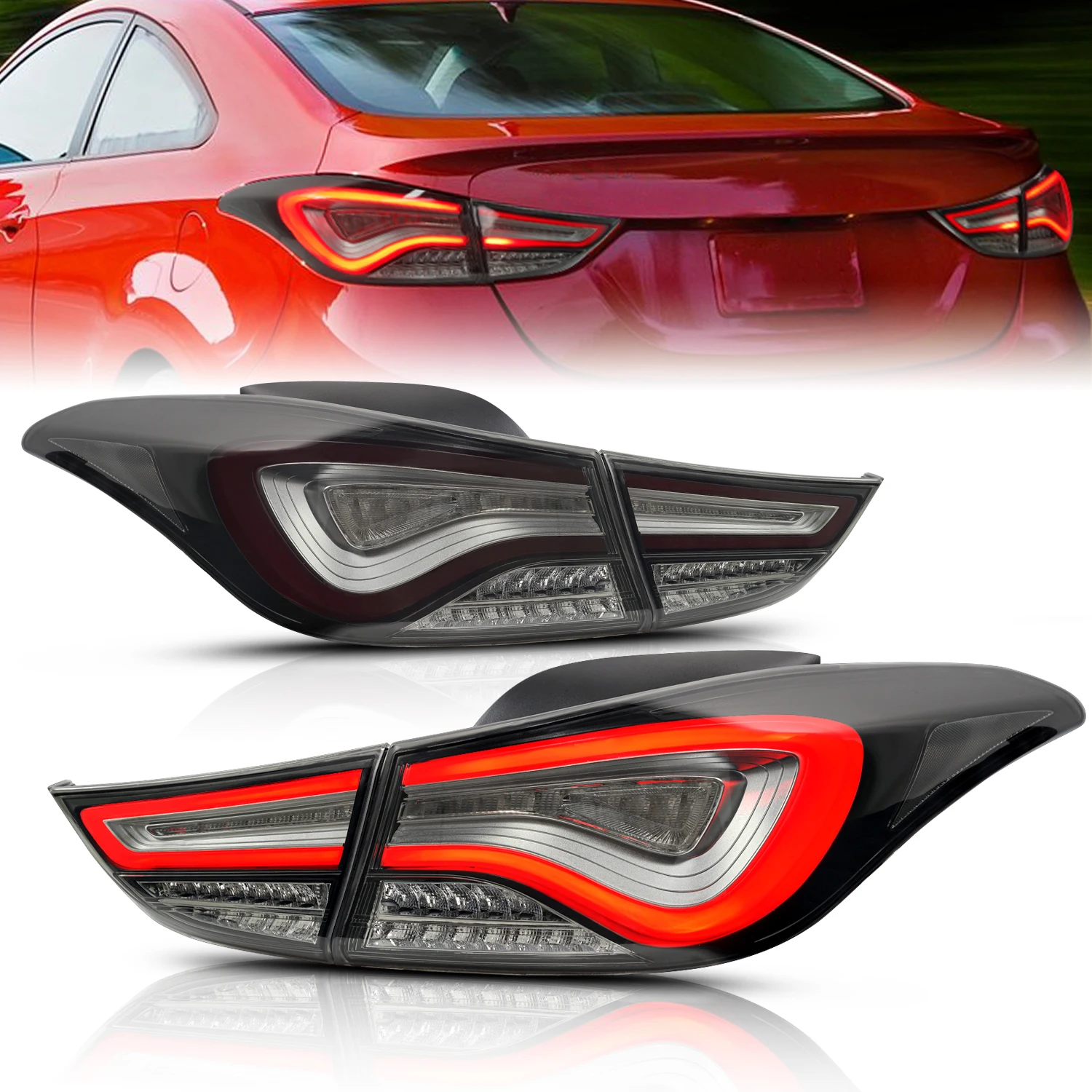 Archaic manufacturer for elantra 5th generation LED sequential turn signal backlight tail lamp 2011-2016 for Hyundai Elantra