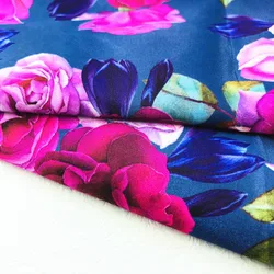 High Quality Ghana Kente Digital Printed Soft Chiffon African Wax Print Chiffon Polyester Fabric for Muslim Dress