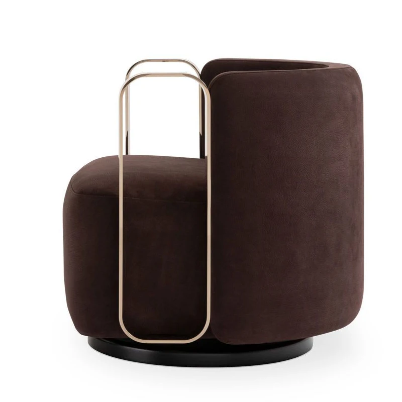 Exeon High End Nordic Fabric Occasional Single Sofa Chair Modern Luxury Leather Soft Chair Sofa