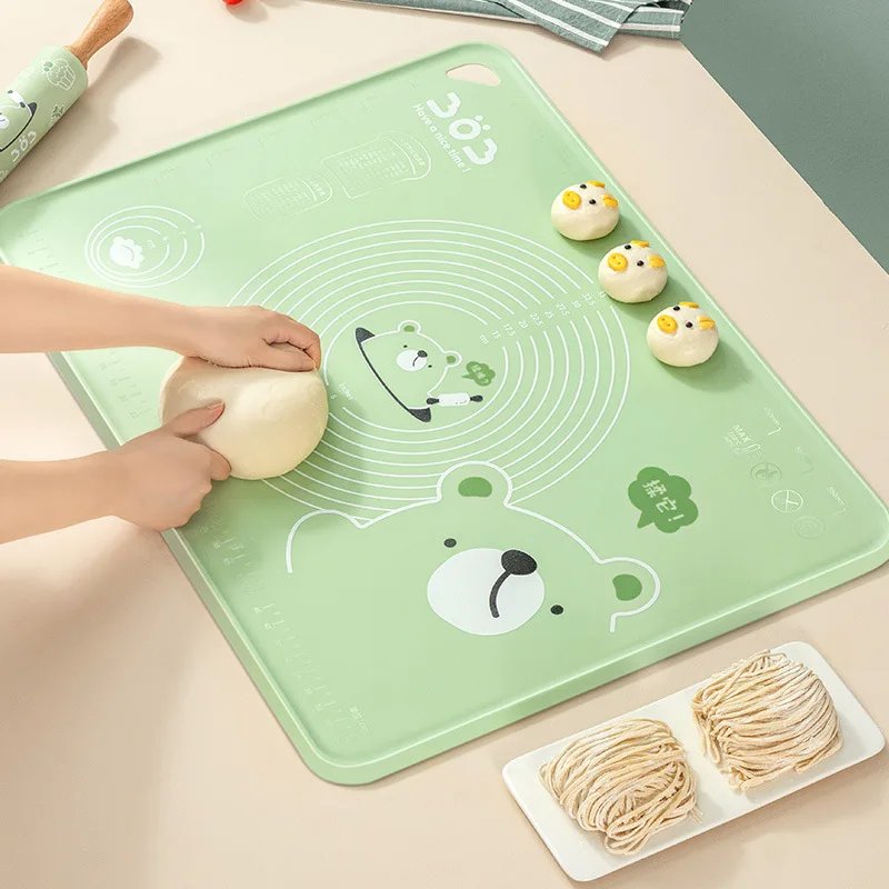 Wholesale Custom Non Stick Soft Bbq Pastry Oven Kneading Rolling Dough Baking Sheet Silicone Baking Mat For Cooking