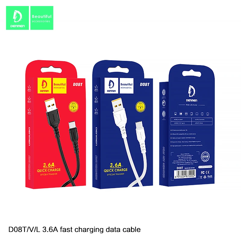 Factory direct price low quality and good quality PVC fast charging data cable 1M length