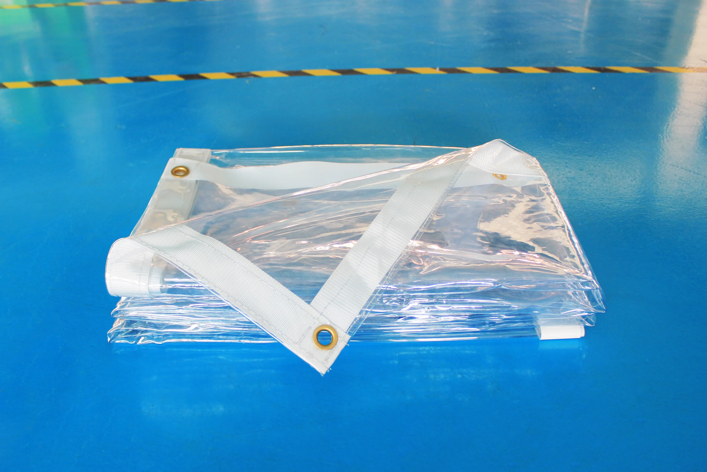 Sunproof High Temperature Protection PVC Tarpaulin Balcony Sunshade Curtain
