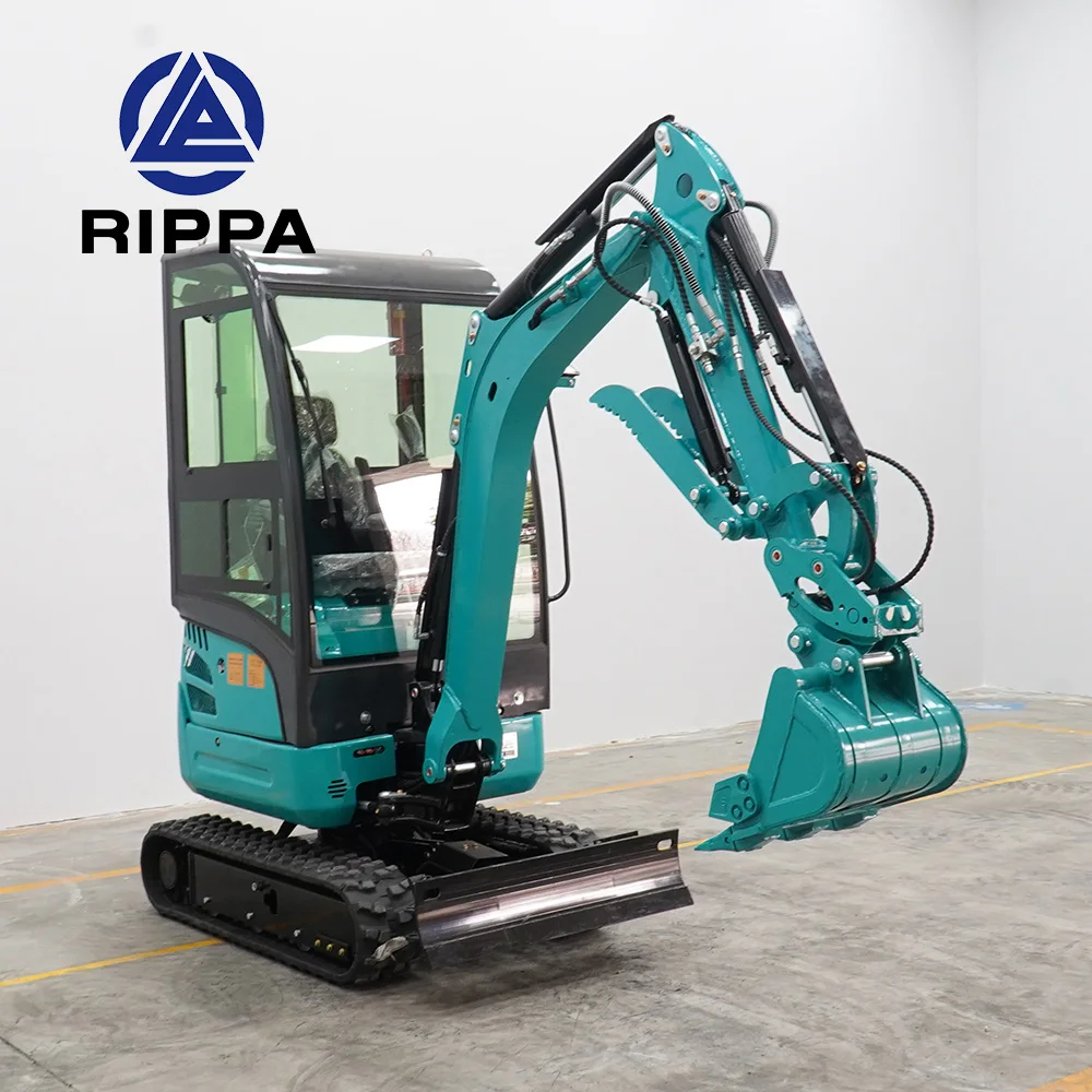 2 Ton Small Micro Excavators Orchard Greenhouse Digger Crawler Hydraulic Agricultural Digger Price 2Ton Mini Excavator