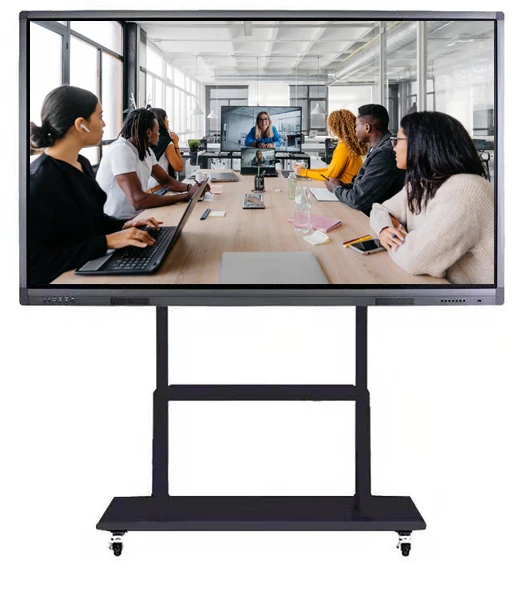 55 Inch Smart Interactive Education Whiteboard Touch Screen Lcd Display With Multiple screens Build in  Speakers