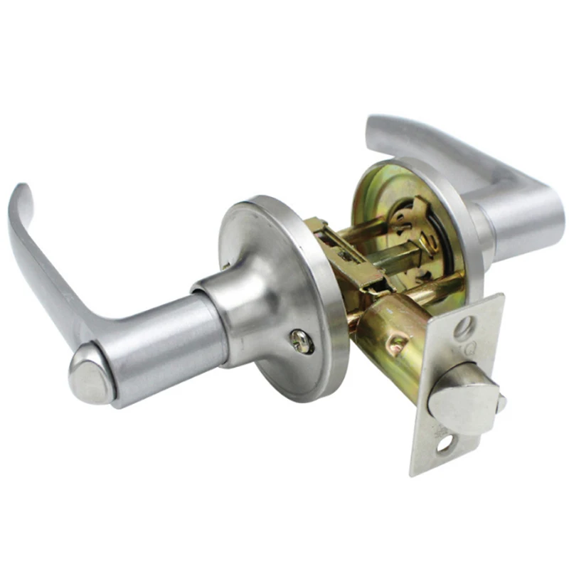 Factory heavy Duty Style wood door zinc aluminum alloy tubular three lever handle mortise locks