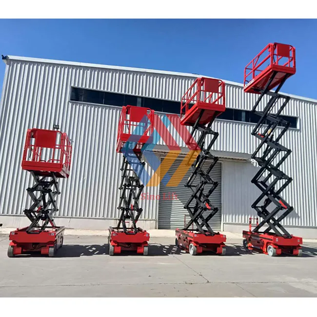 Chinese Brand 4M-18M 500KG Movable Electric Scissor Lift Tables Man lift Platform Lift Price