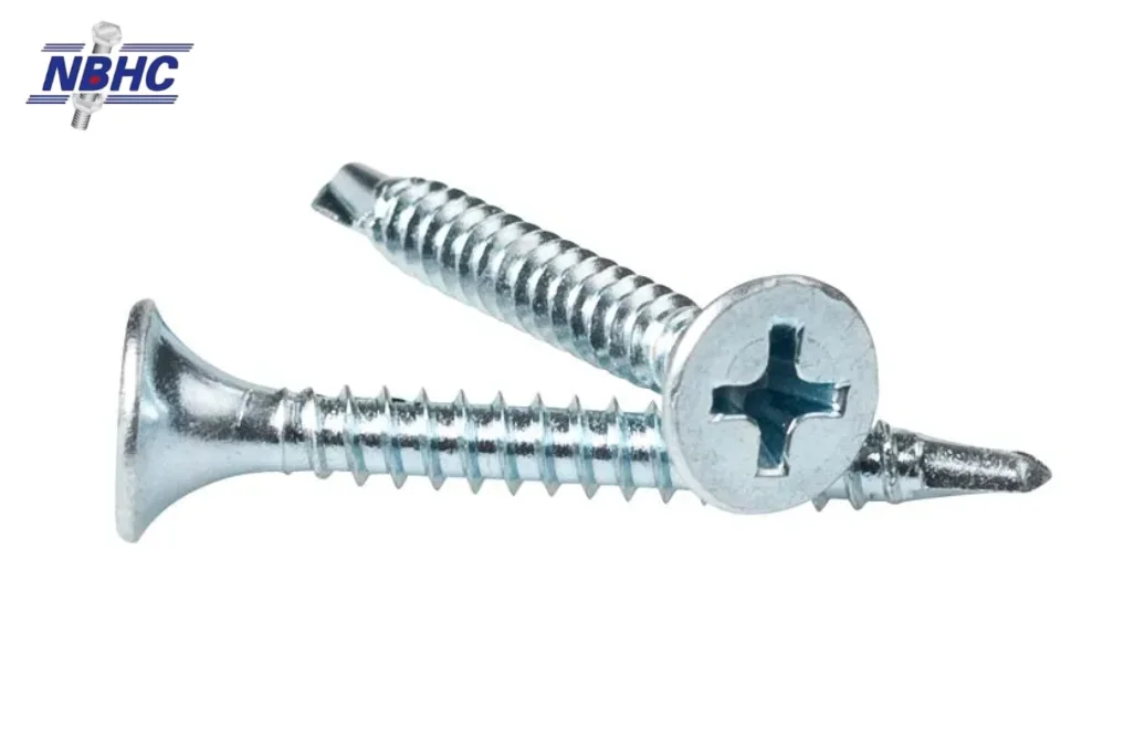 NBHC012SC Carbon Steel White Zinc Bugle Head Self Drilling Drywall Screw With Drill Point