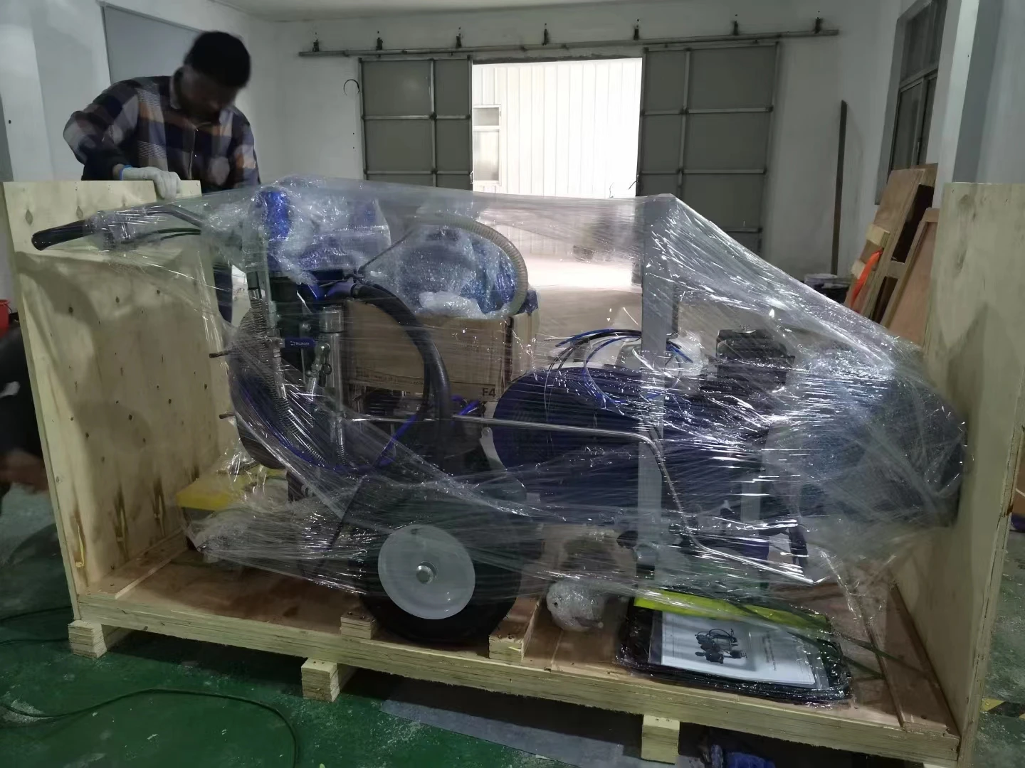 Hand Push Laser Electric Machines Machine Metal Spraying Spray Paint Production Line Road Football Pitch Cold Electric Marking