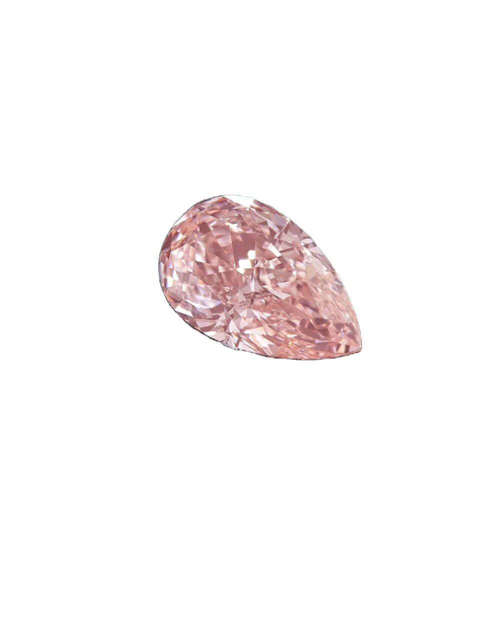 Lab Grown Fancy Pink Excellent Cut Pear Diamond