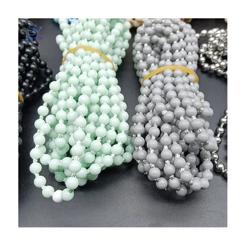 Wholesale Stainless Steel Roller Zebra Blinds Components Beading Cord Plastic Blinds Ball Chain