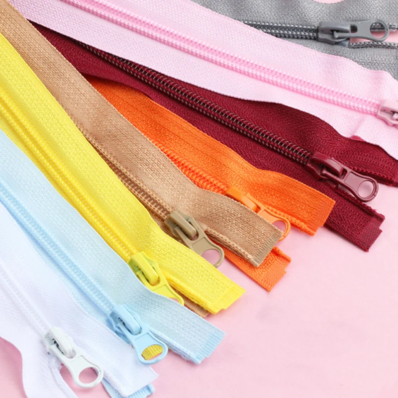 Garment Accessories 5# Open End Thickening Colorful Zipper Jacket Plastic Nylon Zipper