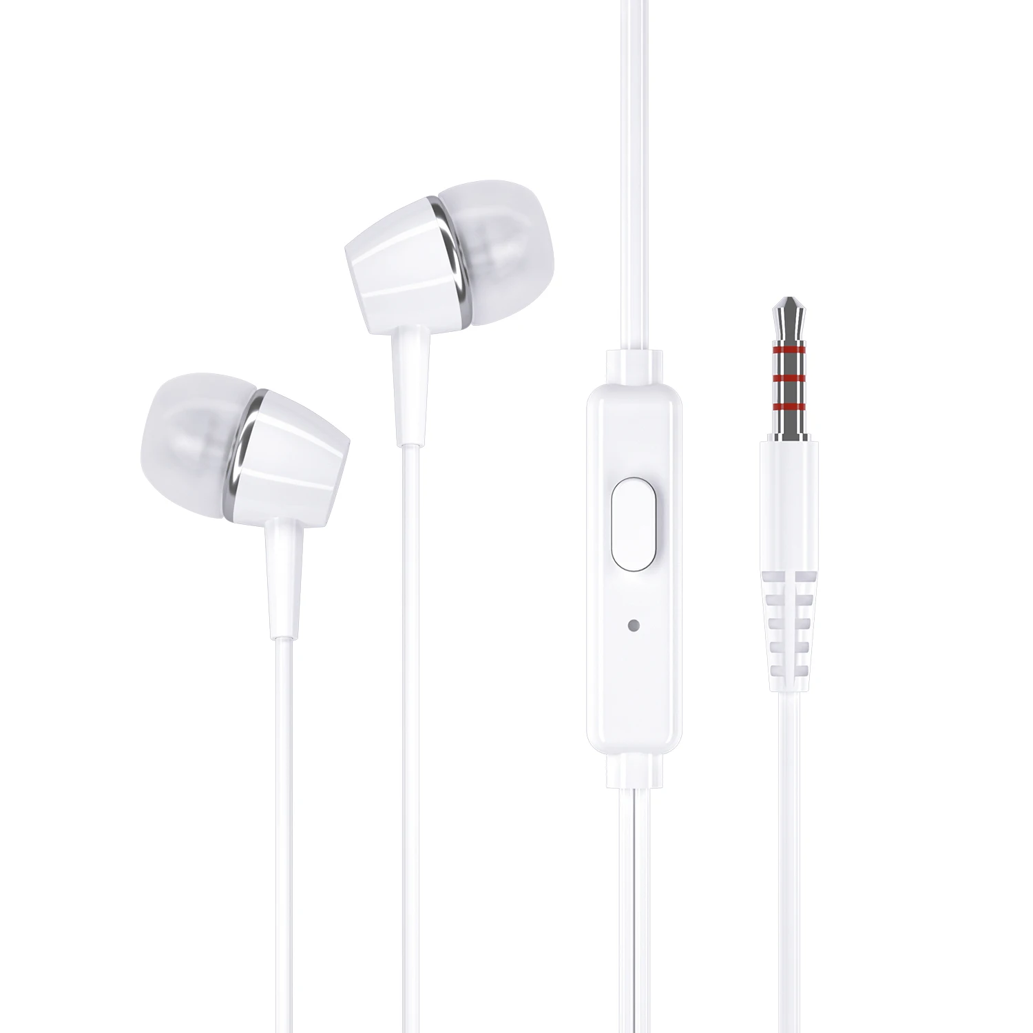 PZX 1557 new in-line computer PC headset in-ear sports headset heavy bass in-ear wire-controlled headset