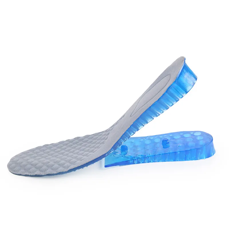 TPR Invisible Increased Insoles Soft Velvet Shoe Full Pad for Men Women Cut to Size Shock Absorption Detachable Insole
