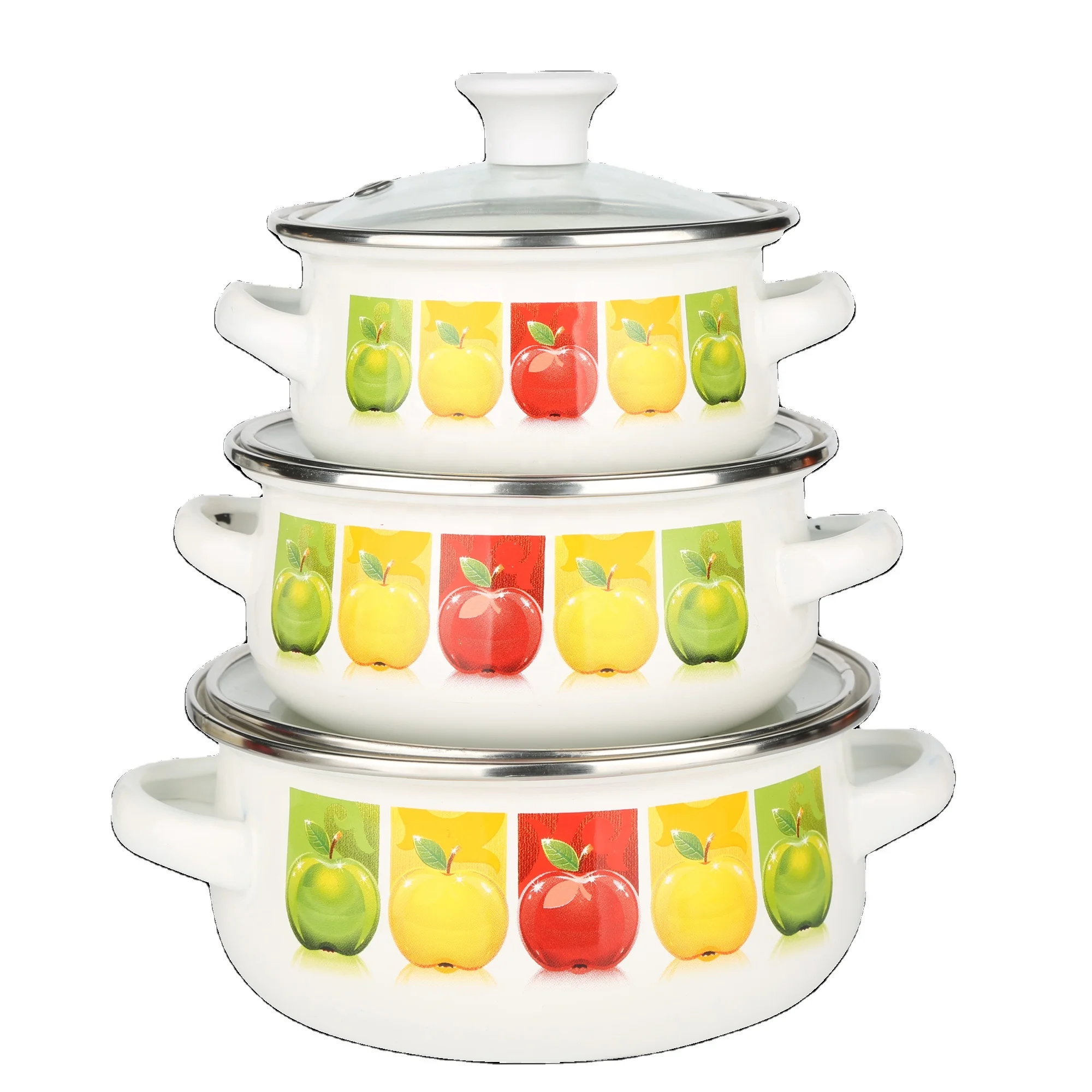 AVON Ollas De Peltre ENAMEL THICK QUALITY BELLY SOUP POT MINI SMALL SIZE PERIUK KECIL WITH HANDLE 12CM/14CM/16CM OLLAS DE PELTRE