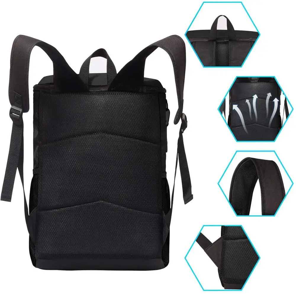 Insulated Cooler Backpack Leakproof Soft Cooler Bag Lightweight Backpack Cooler for Lunch Picnic Fishing Hiking Camping Park