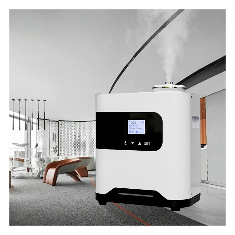 HVAC Commercial 1000ml Nebulizing Scent Air Machine Professional Sheet-Metal Essential Oil Diffuser with Smart App for Hotels