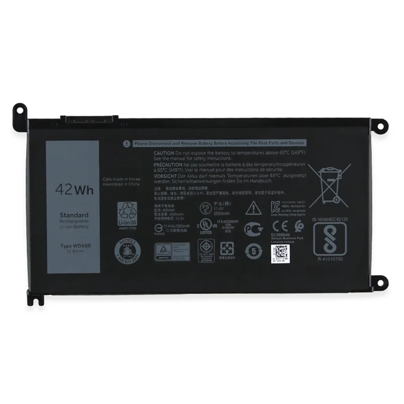 RUIHUA 7.6V 62Wh Laptop Battery 6MT4T for Dell Latitude E5450 E5470 E5550 E5570 Notebook 15.6 inch