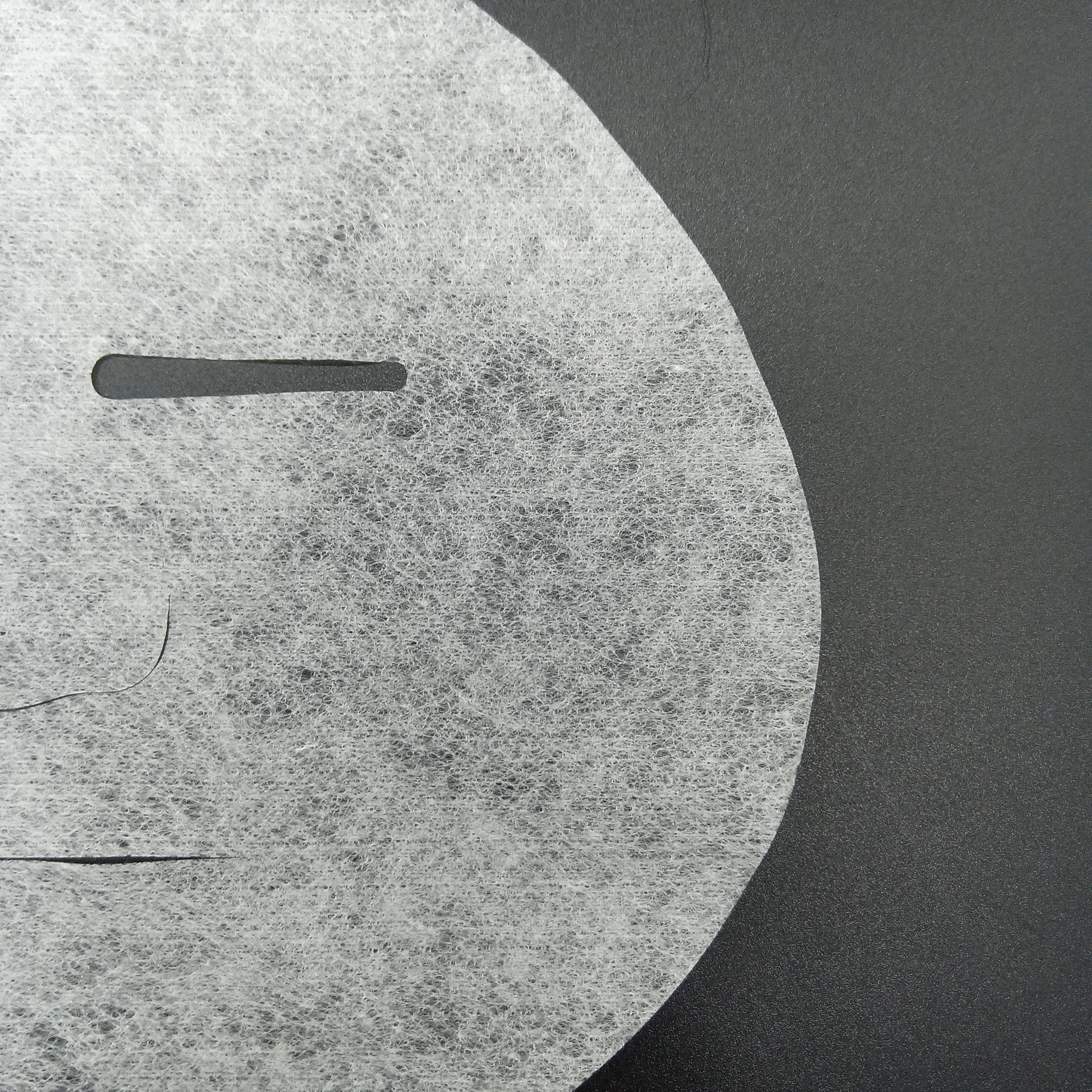 OEM  Invisible  Die-Cut 23gsm White Lyocell Viscose Spunlace Nonwoven Beauty Care Dry  Facial Mask Sheet