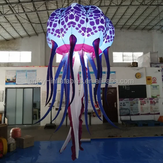 Inflatable stars, planets, jellyfish, lighting products party decorations