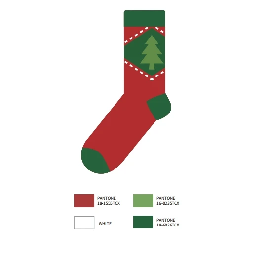 2023 New Design Santa special Xmas Tree Snowman Women Men Wholesale Cotton Thicken Christmas Socks