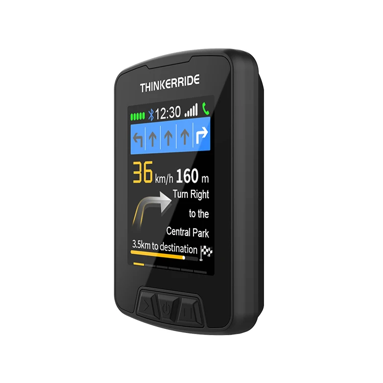 Портативный велосипедный Gps-компьютер с отображением данных в режиме реального времени