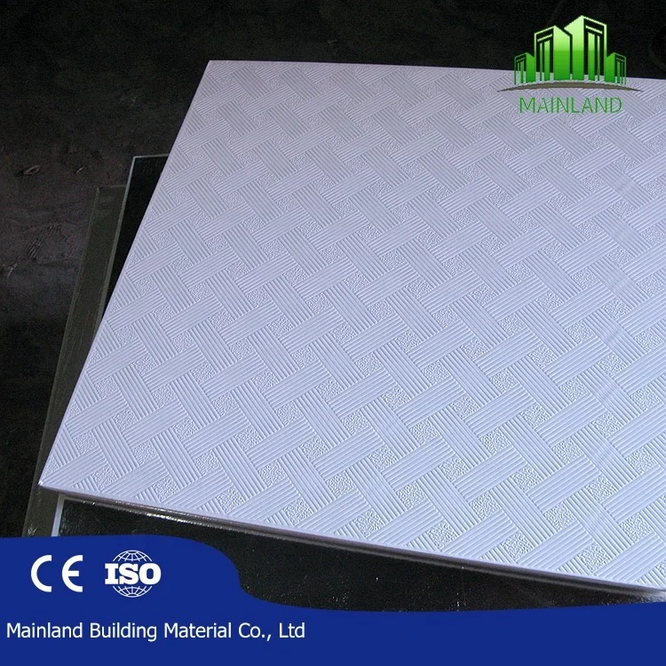 
595*595MM pvc laminated gypsum construction board 