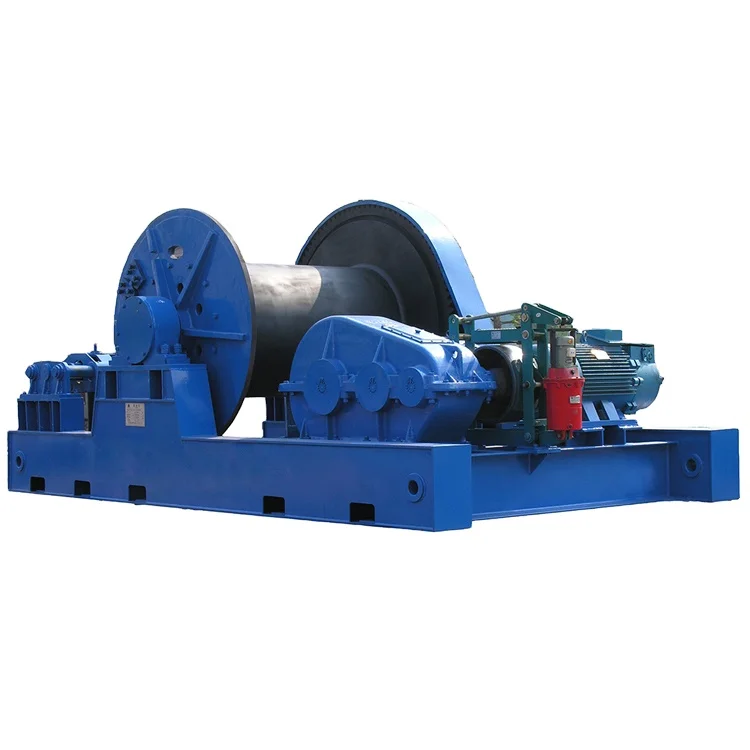 Friction Traction Winch With Large Rope Capacity