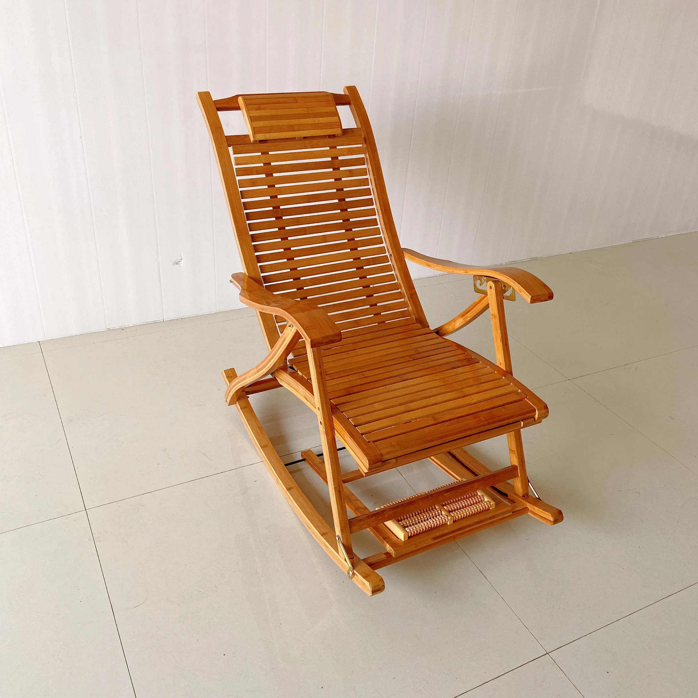 Chinese Bamboo Rocking Chair Bedroom Furniture Relax Rocking Chair Modern Lazy Chair
