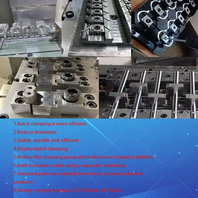 Cnc Clamp Tools Milling Machine Modular Vise Standard parts are available from stock