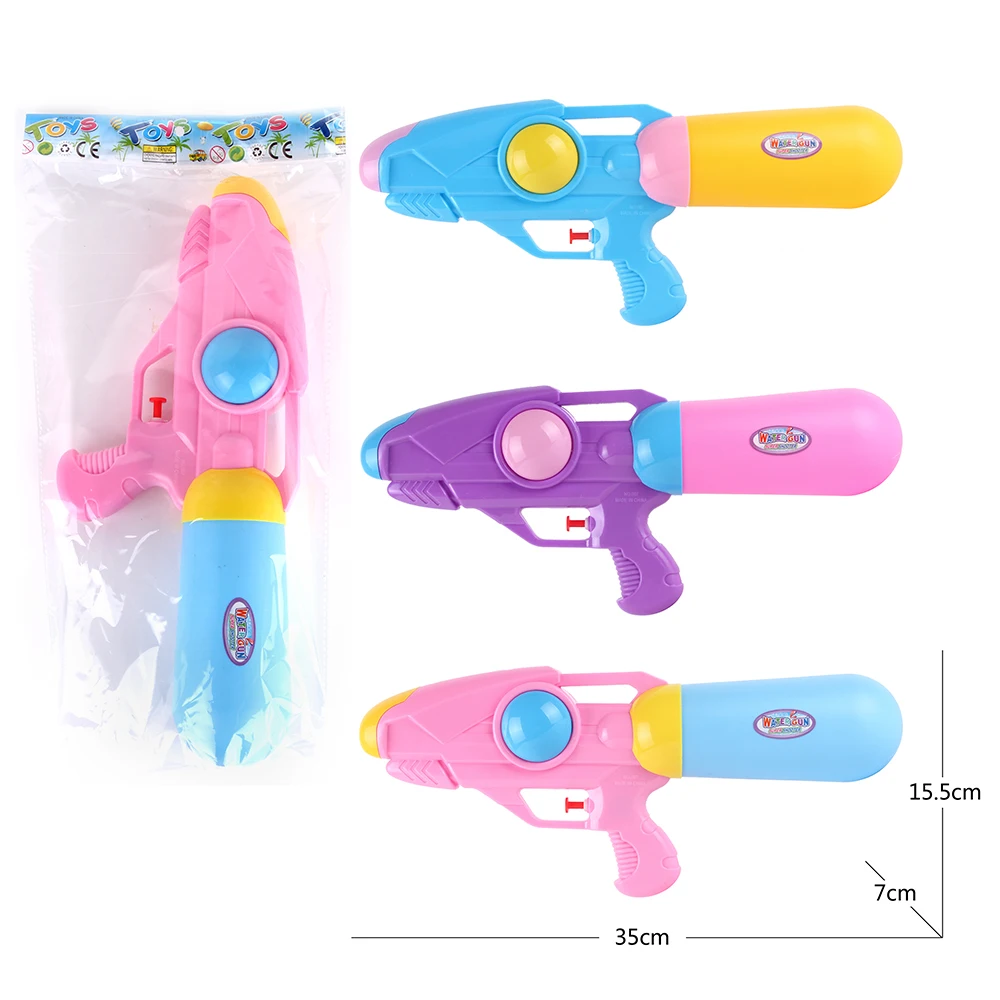 Summer Toys  outdoor water game play guns toys three colors plastic cheap water gun toy for children