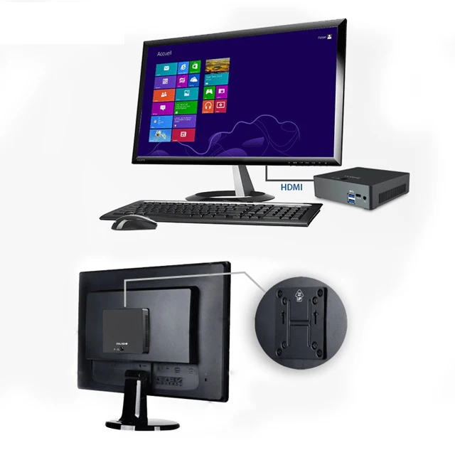 Hot Gaming Cpu Mini Pc I7 I5 Ddr4 512gb Ssd Quad Core Windows10 Mini Desktop Computer Gaming Pc