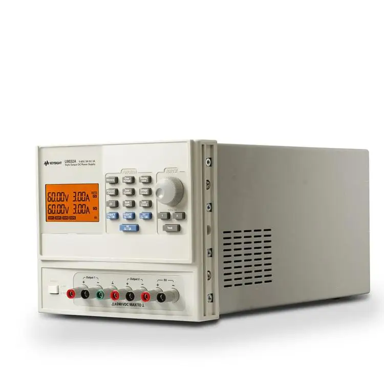 Keysight U8032A тройной выход постоянного тока 60 В/3А (2х) и 5 В/3А; 375 Вт учебное оборудование