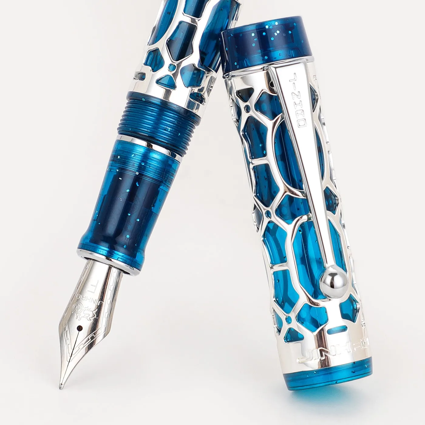 JINHAO перьевая ручка века 100-9 Серебряная роскошная
