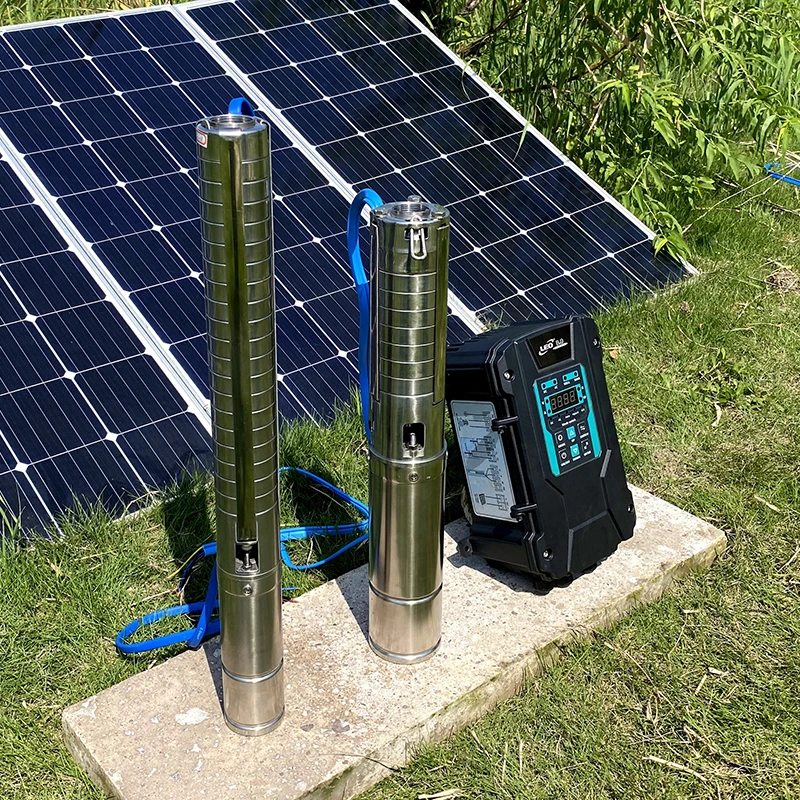 LEO 1.3 Pump Power High efficiency PMSM brushless motor Hybrid AC DC high pressure solar water pump