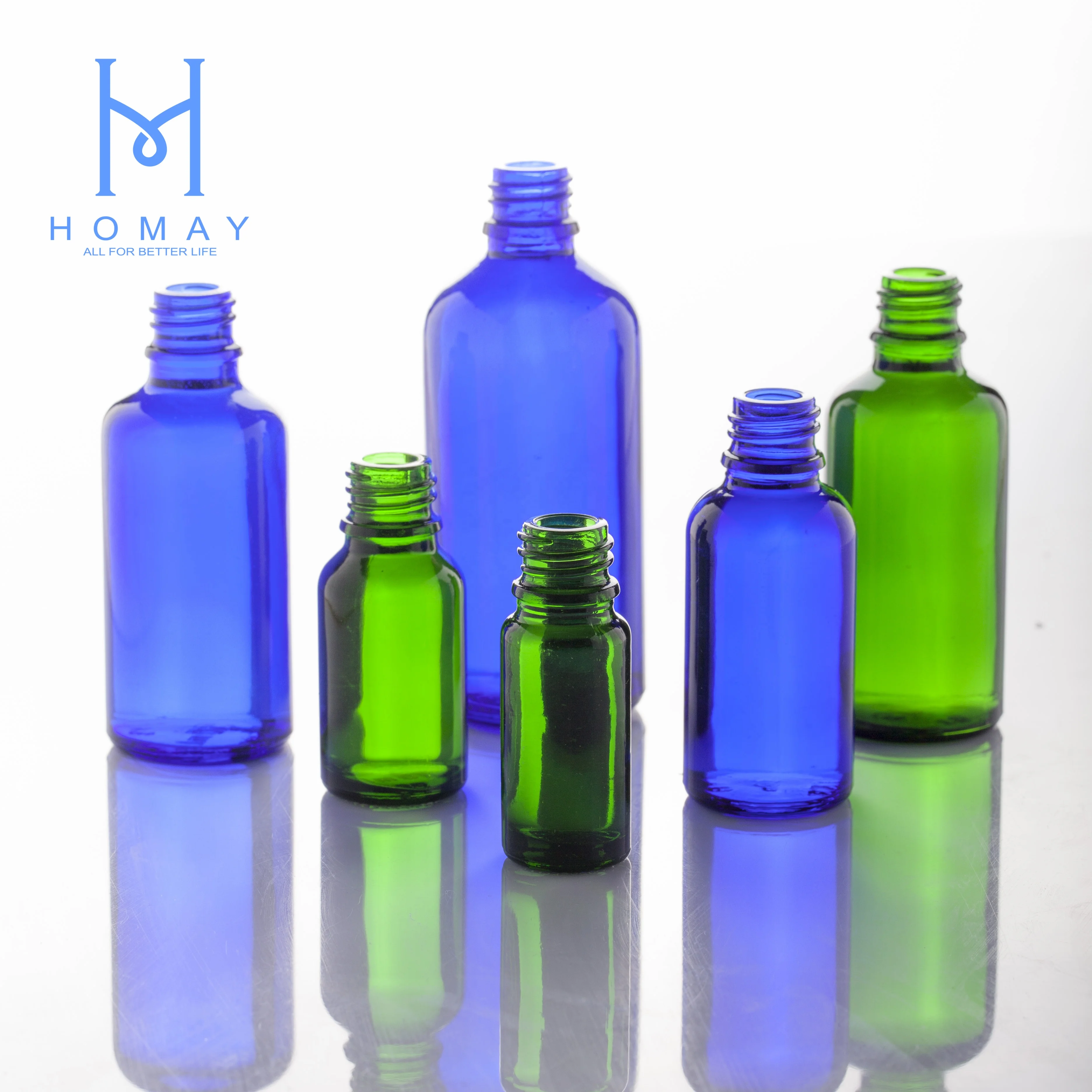 Different size DIN18 5ml 10ml 15ml 20ml 30ml 50ml 100ml amber essential oil glass dropper bottles with caps